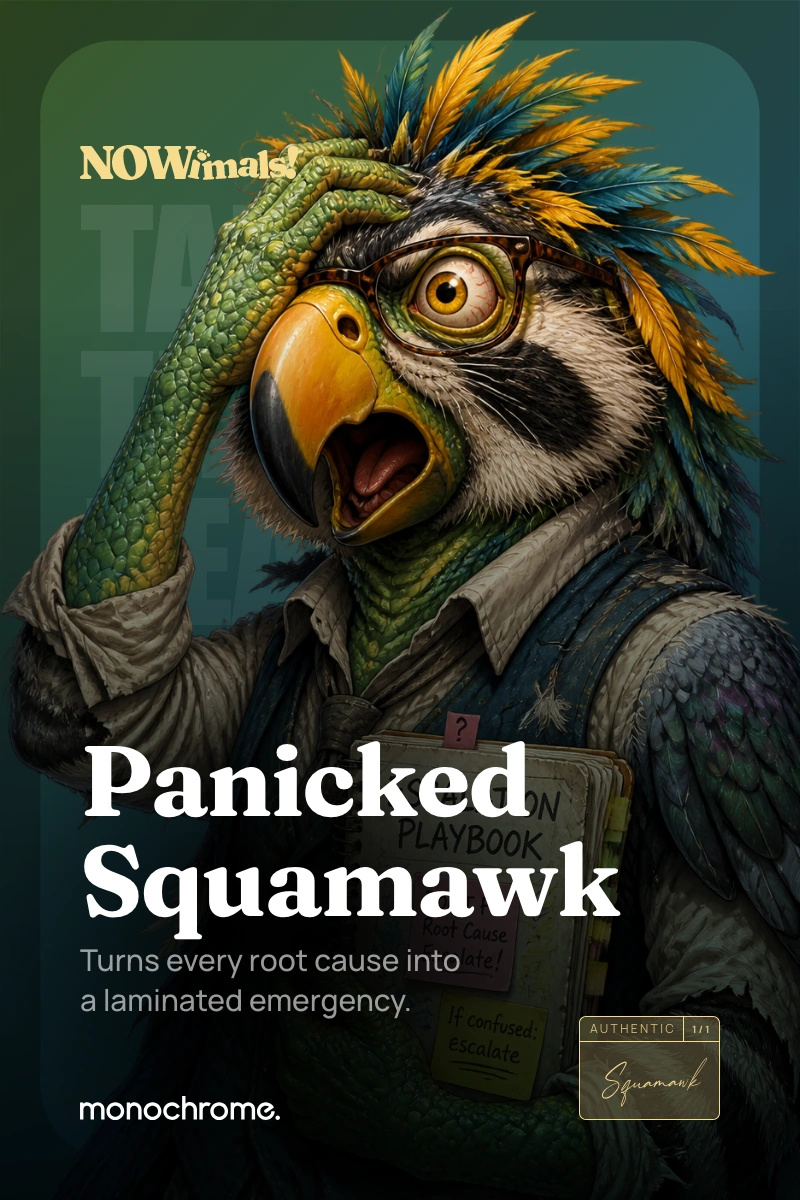 Panicked Squamawk